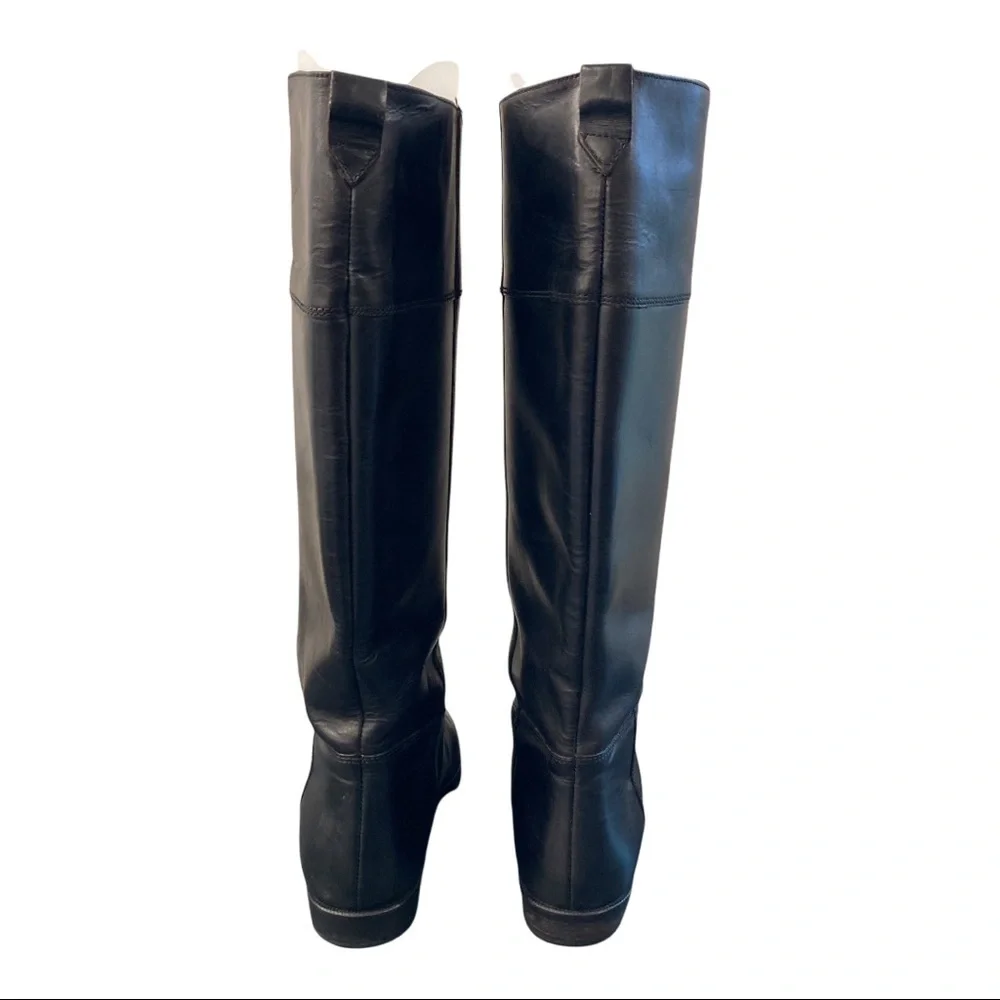Calico sz 8 Blue Ribbon black leather riding boots